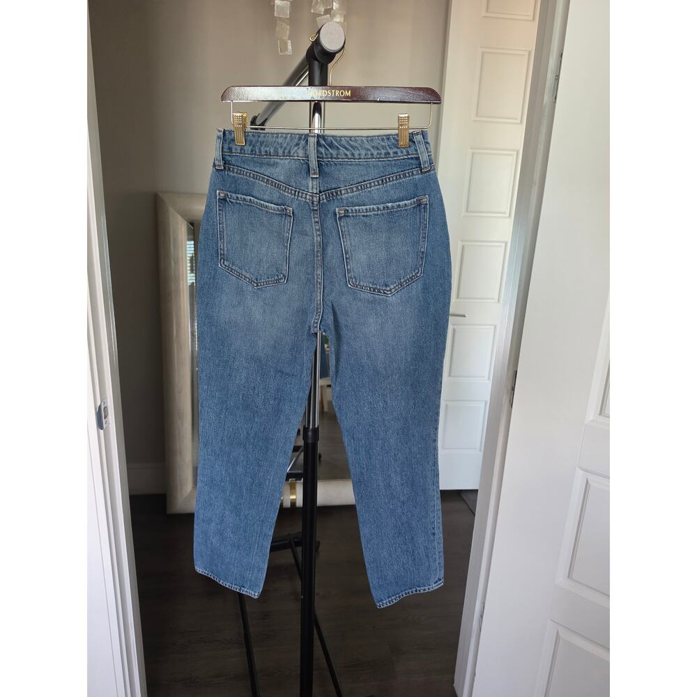 Old Navy High Rise Straight Blue Jeans Size 4 - Picture 4 of 6